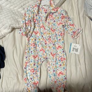 Little Me Fox Multi-Colored 6-Month Footie